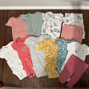 New Born Baby Girl Onsie Bundle